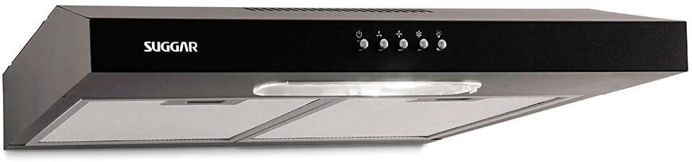 SUGGAR DEPURADOR DE AR SLIM 60CM 3 VEL. PRETO 110V DPS161PT