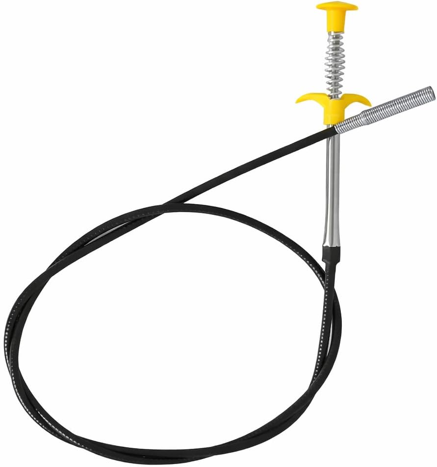 Desentupidor Flexível com Garras 90cm em Aço Inoxidável para Pia, Ralo e Cano – Pega Cabelo