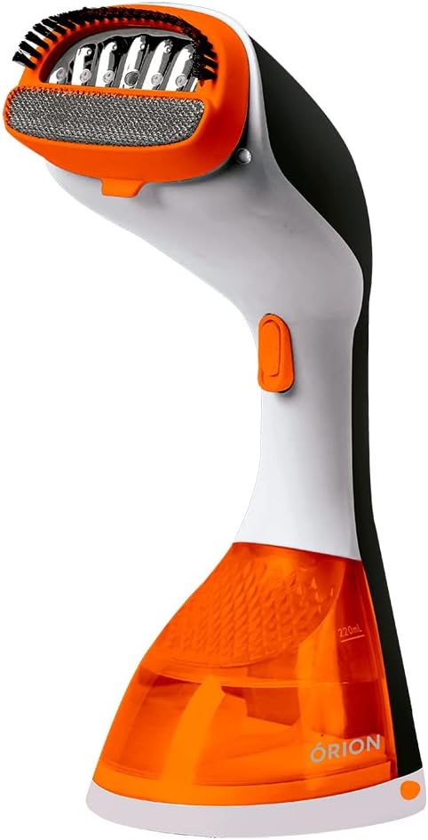 Vaporizador Mallory Órion 1200W, Jato de Vapor Contínuo, Higieniza e Desamassa, Reservatório 220ml, Leve e Portátil – 127V