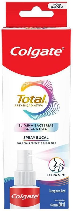 Colgate Total Spray Bucal Antibacteriano Refrescante, 60ml