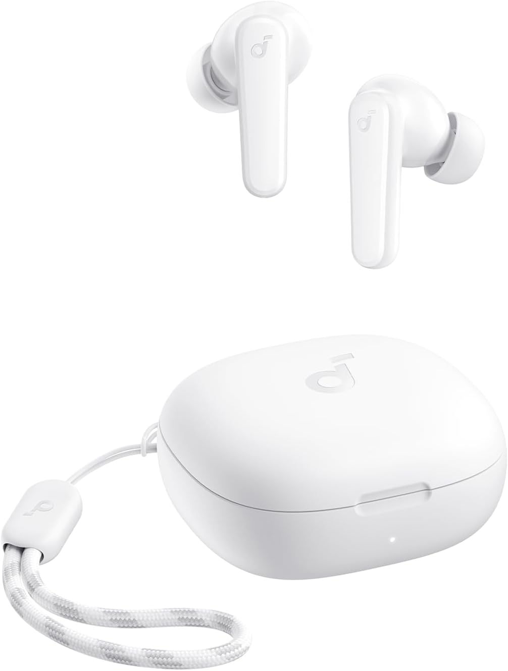 soundcore P20i da Anker, Fone de Ouvido Bluetooth 5.3, Graves Potentes, Drivers de 10mm, 30H de Reprodução, Resistência à Água, 2 Mics IA, Personalização de Som via App, Fone sem fio tws, Branco | Bass UP, Graves Potentes, Drivers de 10mm, 30H, Resistênci