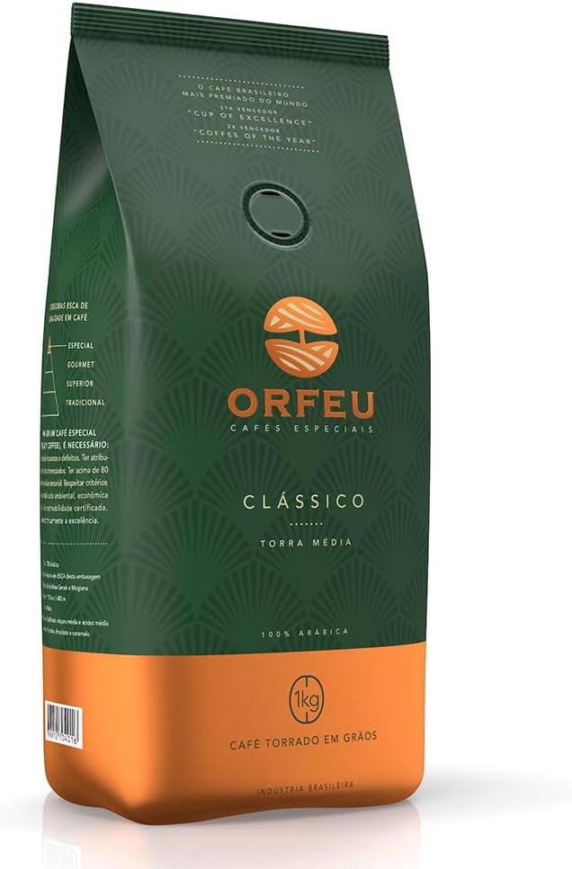 Café Orfeu Clássico em Grãos 1kg