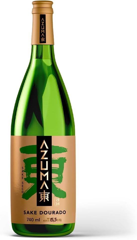 Azuma Saquê Dourado Sake Seco 740ml