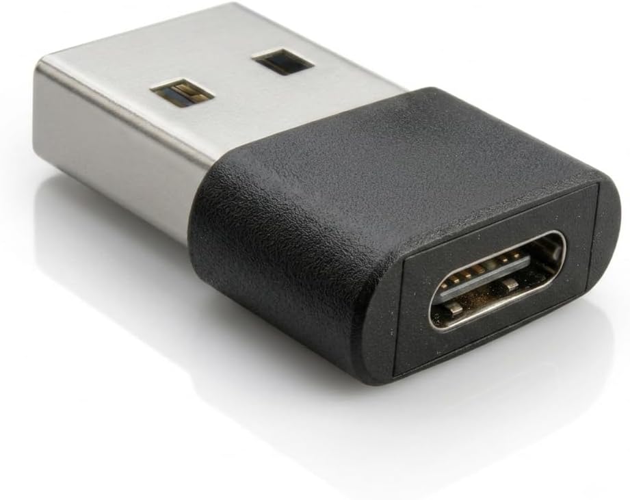 Adaptador USB-A Macho para USB-C Fêmea OTG, Carga Rápida 30W e Transferência de Dados, compatível com iPhone, Android e Notebook (2)