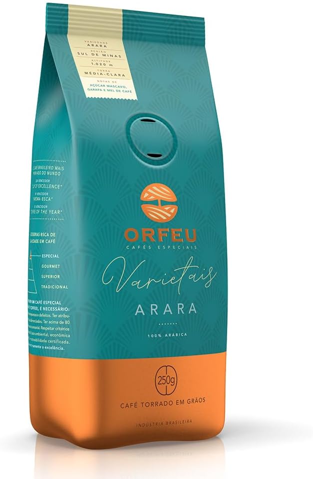 Café Orfeu Arara em Grãos 250g