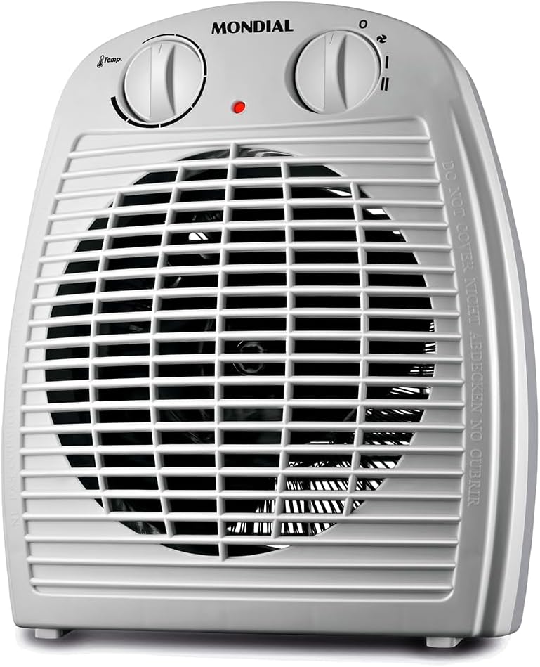 Aquecedor A Ar, Mondial, Cinza/Branco, 2000W, 220V - A-08