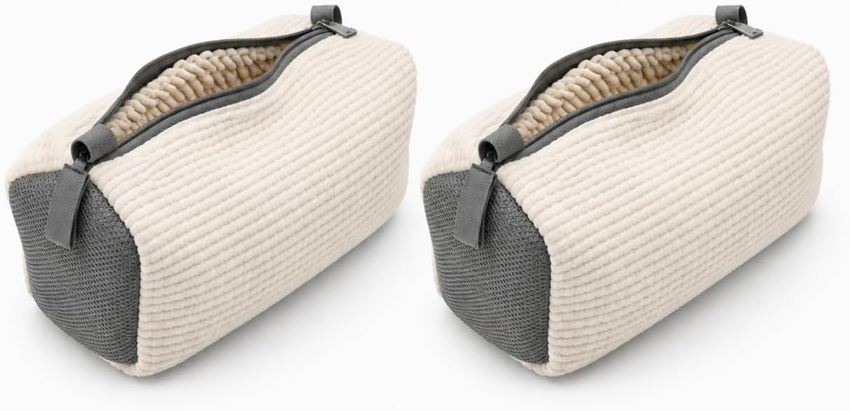 Saco para Lavar Tênis na Máquina, Microfibra Chenille, Zíper Reforçado, Proteção Antirrisco, Reutilizável