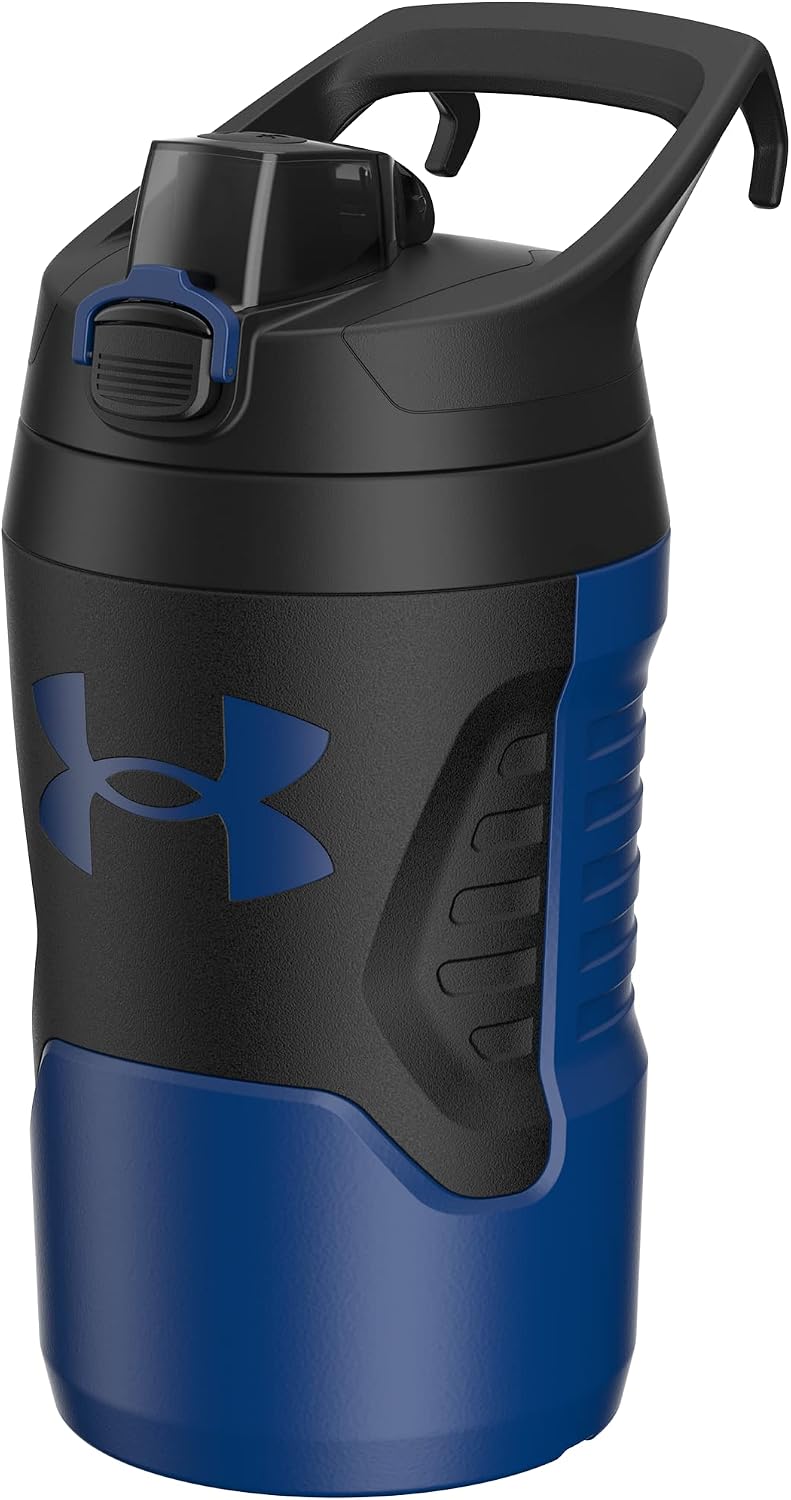 Under Armour Garrafas de água isoladas de 946 ml – Jarro de água esportivo com alça, gancho de cerca, resistente a vazamentos para beisebol, futebol e muito mais, garrafas de água de 940 ml, garrafa