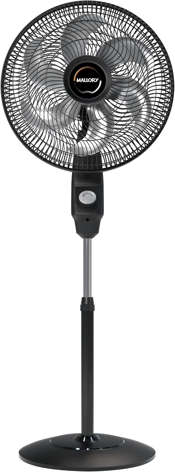 Ventilador de Coluna Mallory Éolo 126W, Silencioso, Hélice de 6 pás, Grade Especial em Sistema TS, Máxima Vazão e Mínimo Ruído – PR-GF- 127V