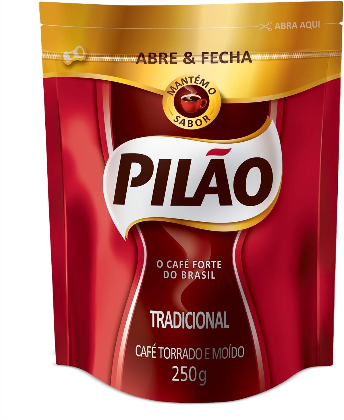 Café Pilão Torrado e Moído -Tradicional Sachê 250g