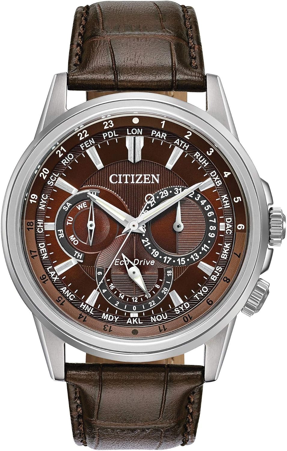Citizen Relógio masculino Calendrier Eco-Drive
