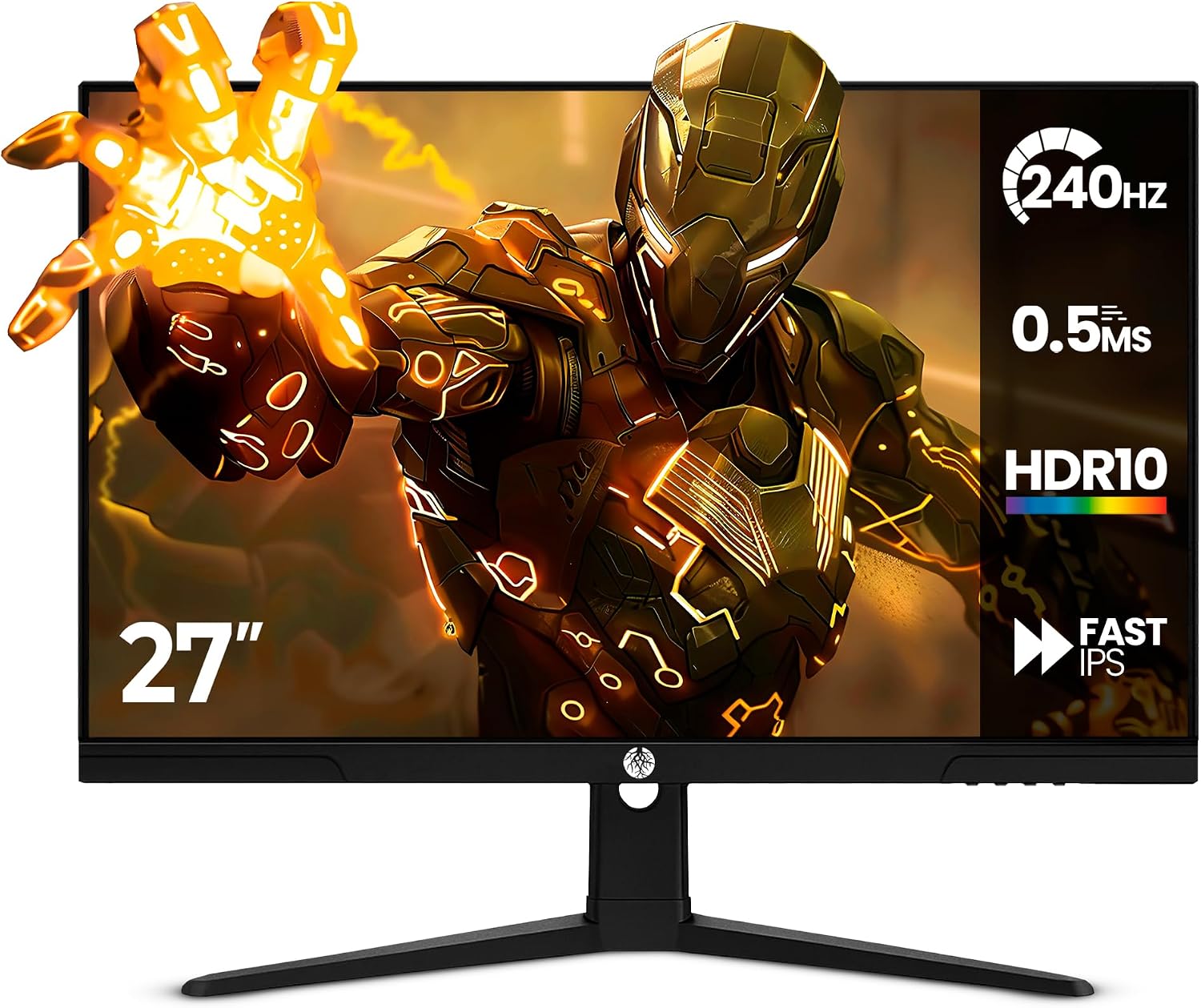 Monitor Gamer HAIZ LM27-E241B – 27" FHD, 240 Hz, 1 ms, HDR10, IPS