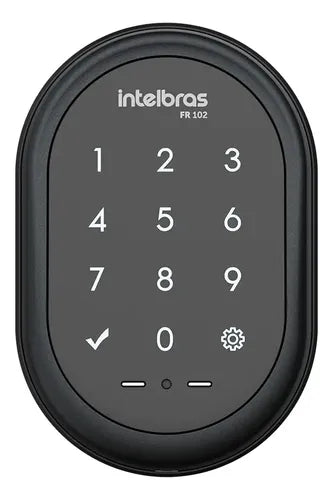 Fechadura Digital De Sobrepor Fr 102 Preto Intelbras