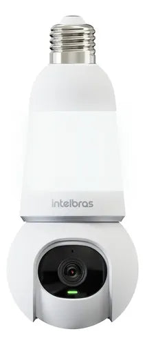 Câmera Lâmpada Intelbras Im6 Full Color 3mp 360 Wifi Interna Cor Branco