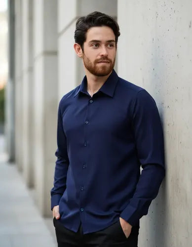 Camisa Social Masculina Manga Longa Slim Fit Envio Imediato