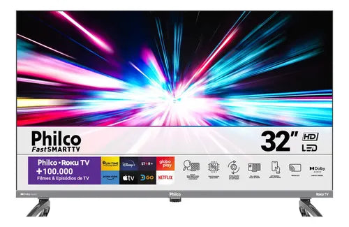 Smart Tv 32 Philco P32vik Roku Led Dolby Audio Hdr Wi-fi 110/220v