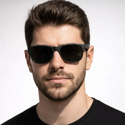 Óculos Sol Escuro Quadrado Clássico Oferta Premium Oficial