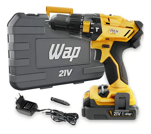 Parafusadeira e Furadeira de Impacto 3/8" WAP K21 ID02 2000 mAh