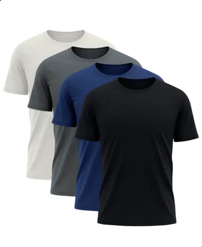 Kit 4 Camisetas Básicas Dry Tech