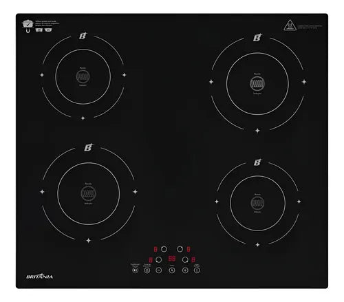 Cooktop De Indução Britânia 6000w Bcte40a