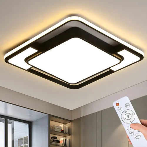 Lustre Moderno Pendente Led 3 Em 1 Quarto C/remote 42*42cm