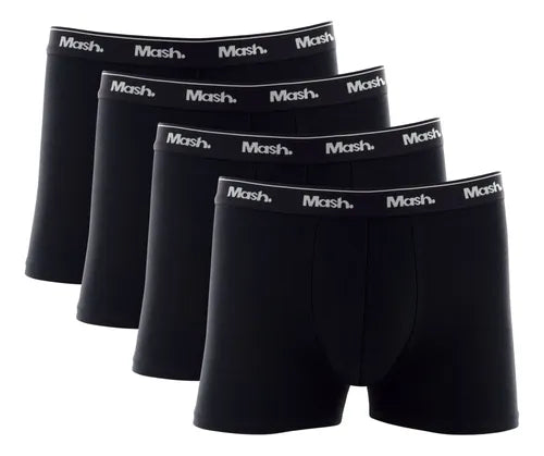 Kit 4 Cueca Mash Boxer Masculina Box Algodão Macio Original