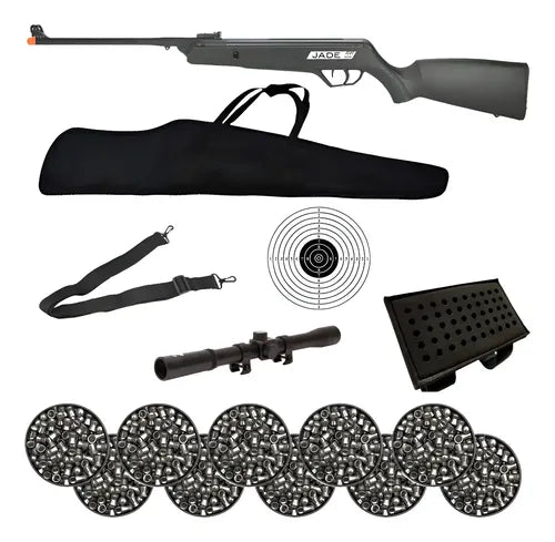 Carabina Espingarda De Pressão Cbc New Jade 4.5+kit Completo