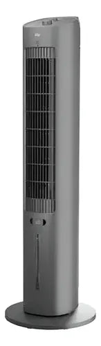 Climatizador De Ar Wap Air Fresh 4 Em 1 De Torre 127V Cor Cinza 90W 3L Bolsas De Gel Filtro Colmeia Baixo Ruído Oscilação