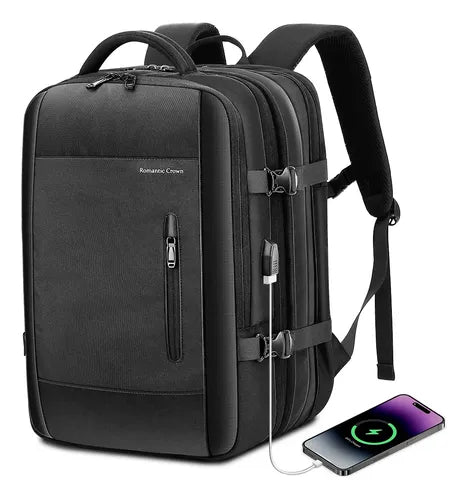 Mochila Viagem Executiva Grande Notebook Masculina Feminina