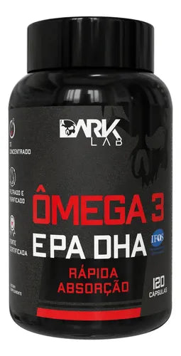 Ômega 3 Epa Dha 120 Cápsulas Dark Lab
