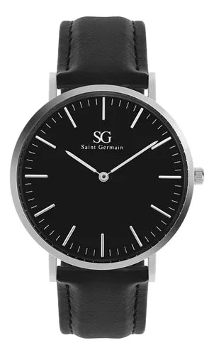 Relógio Masculino Saint Germain Murray Caixa Prateada de 40mm