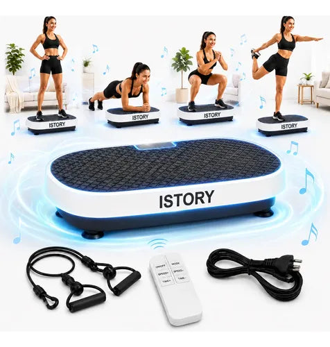 Plataforma Vibratória 199 Níveis Controle Remoto Bluetooth