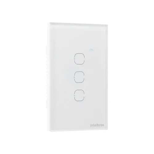 Interruptor Touch Inteligente 3 Teclas Eiw 1003 Intelbras Branco