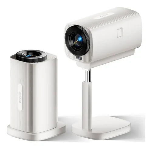 Projetor Portátil Basike Smart Wi-Fi 6 Bluetooth para Android Com 4K e Tela de 240"
