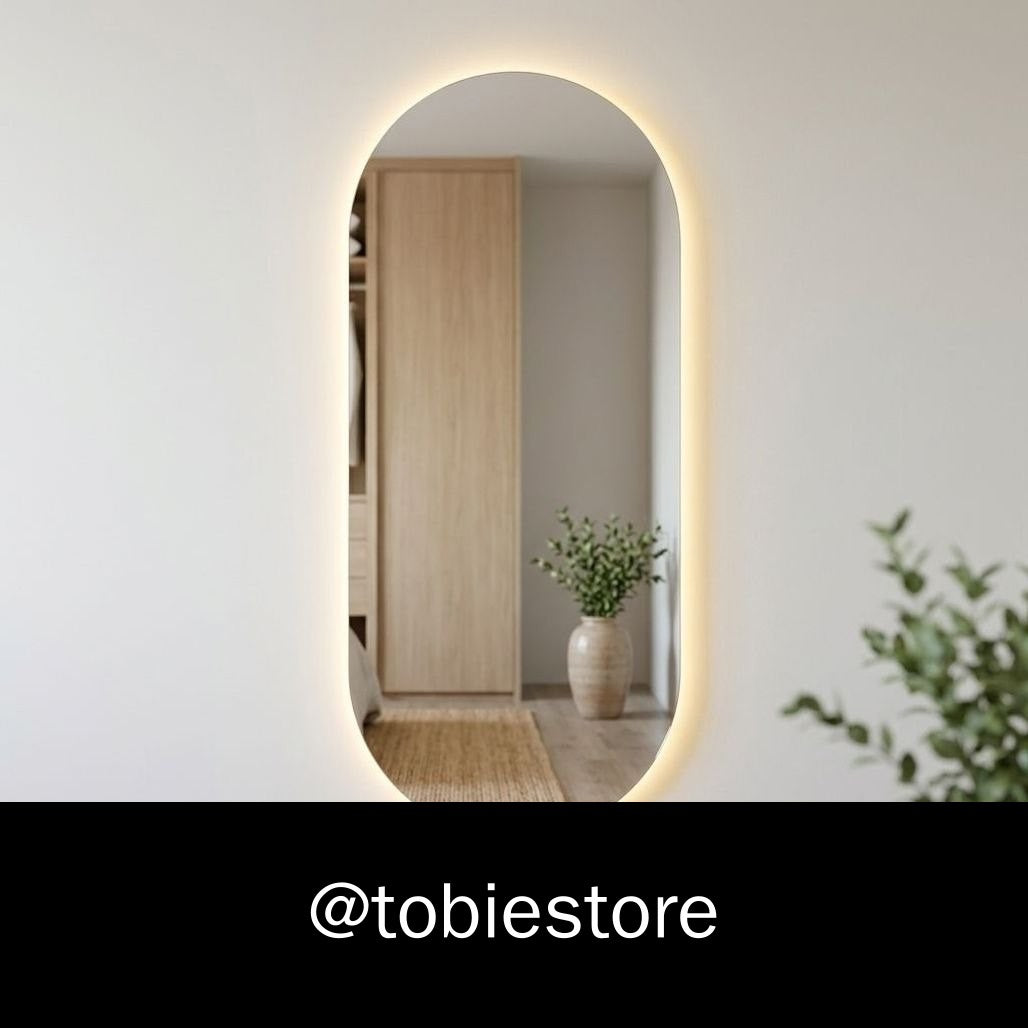Espelho Oval Verona com Led