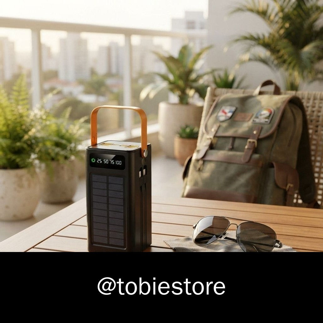 Power Bank Solar Carregador Portátil