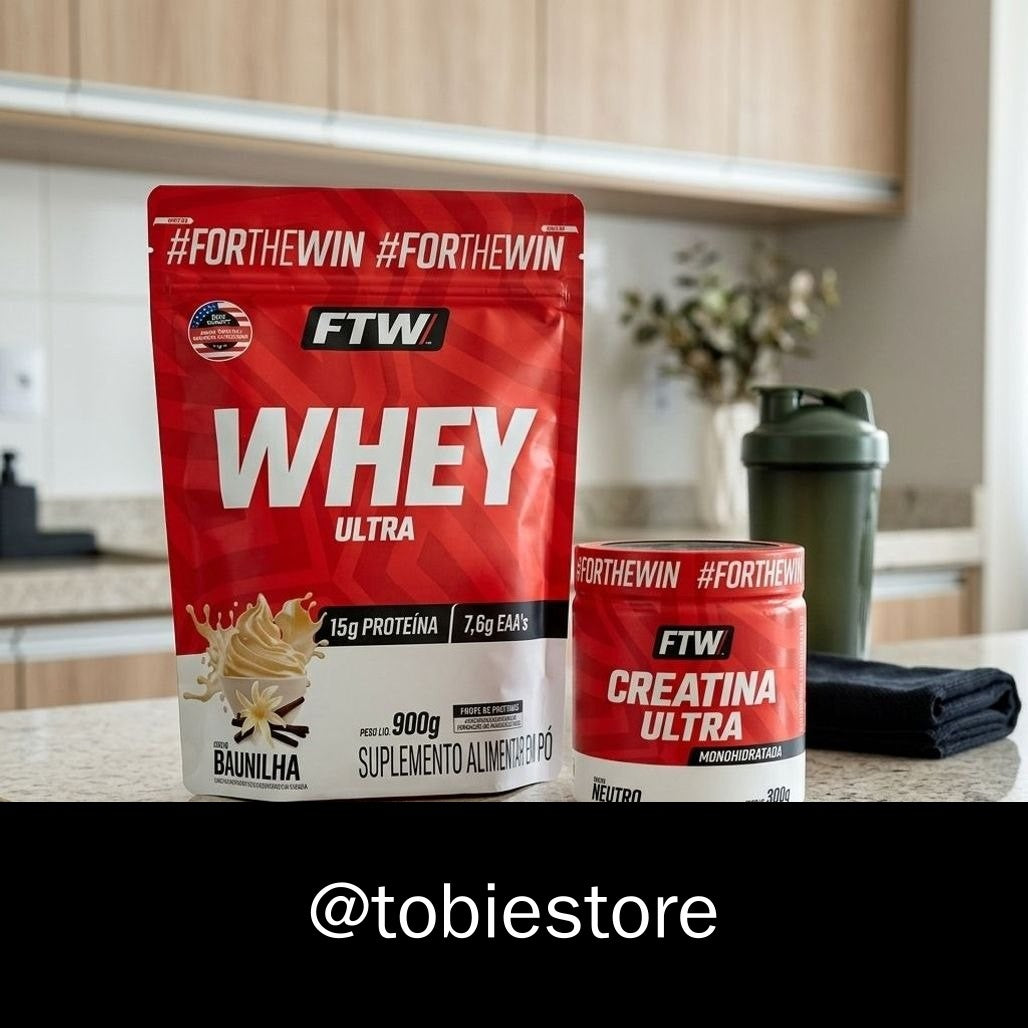 Kit Whey e Creatina FTW