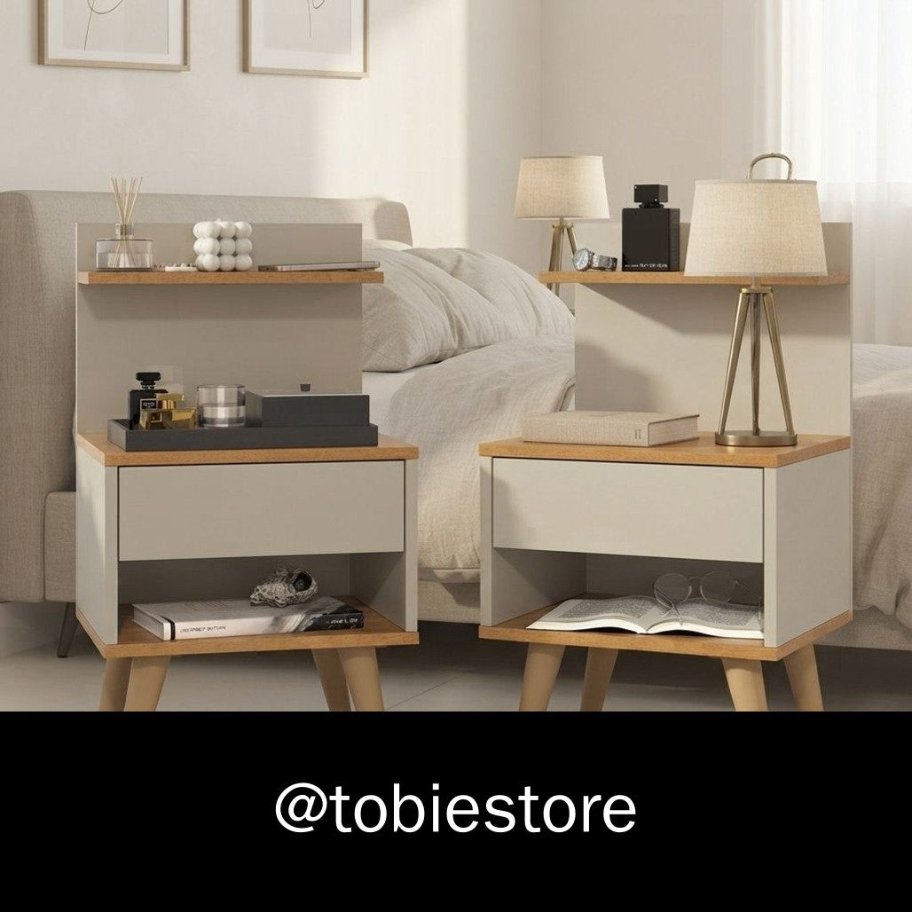 Sleep Decor Kit Mesas de Cabeceira