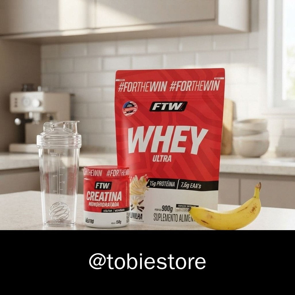 Kit Creatina e Whey FTW