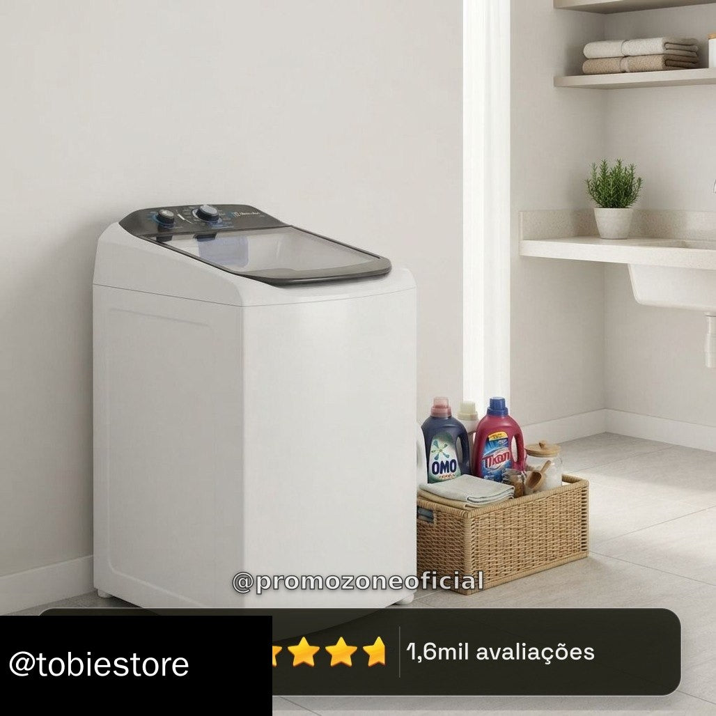 Lavadora Electrolux 13kg Efficient Branca