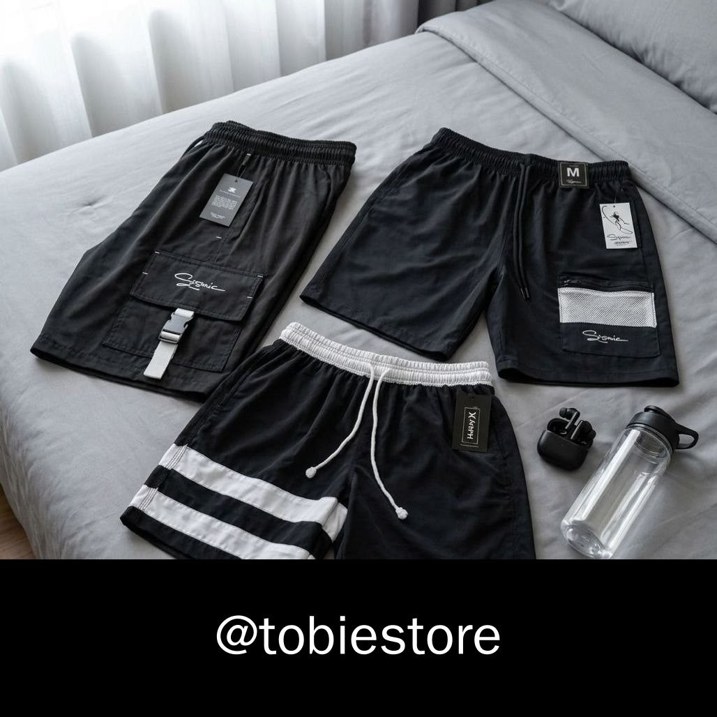 Kit Bermudas Dry Fit Elastano