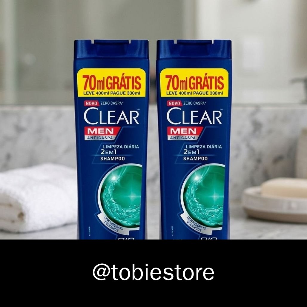 Kit Shampoo Clear Anticaspa Limpeza Diária