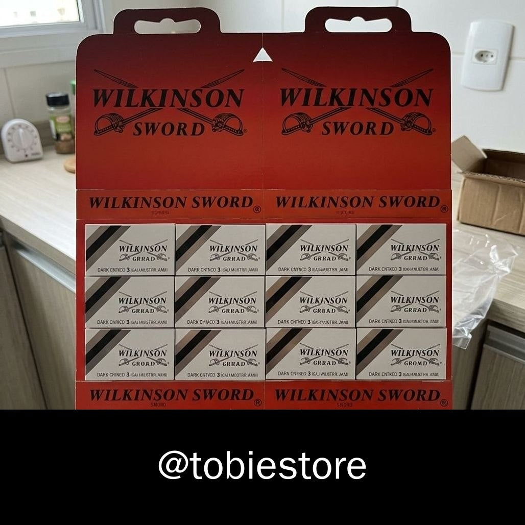 Cartela Lâminas Gillette Wilkinson