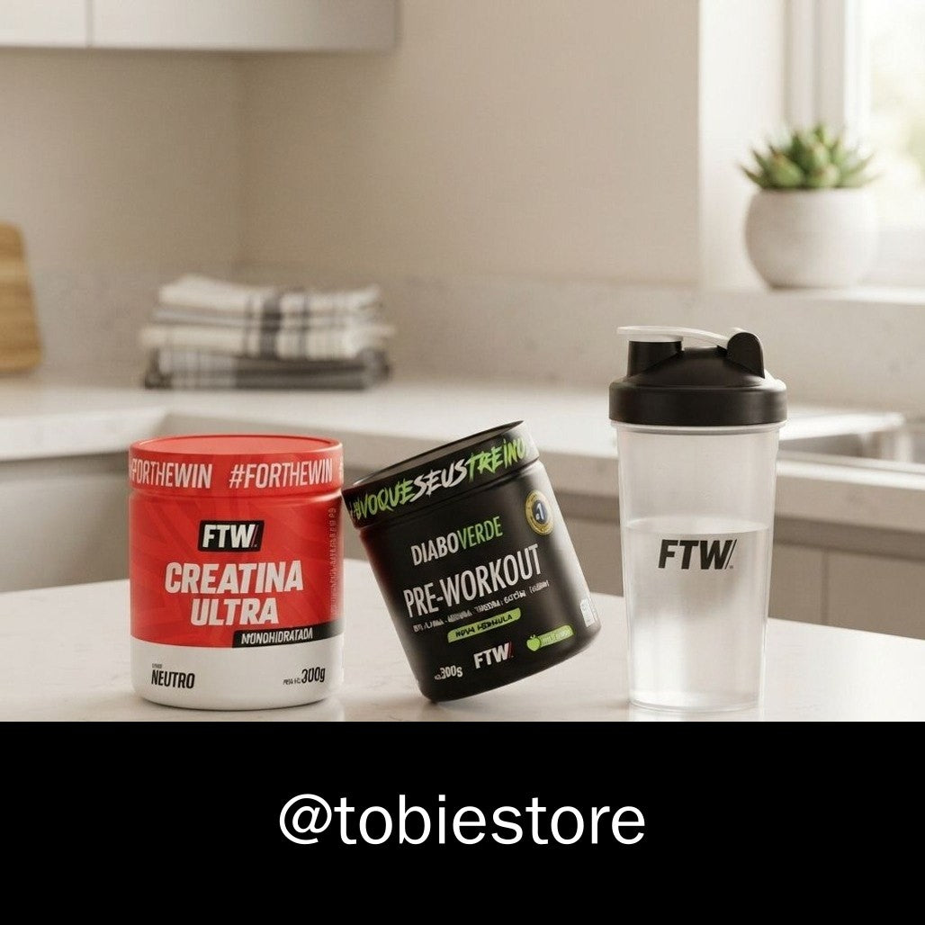 Kit Creatina + Pré Treino FTW