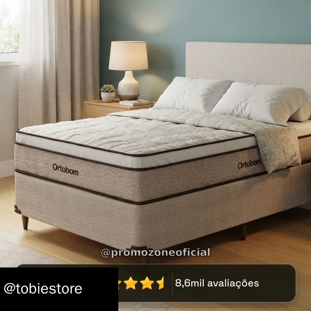 Cama Box Solteiro Ortobom