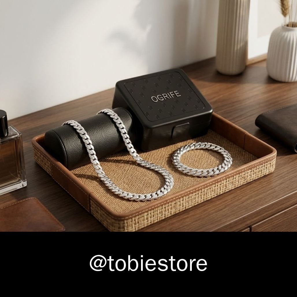Conjunto Corrente Pulseira Ogrife