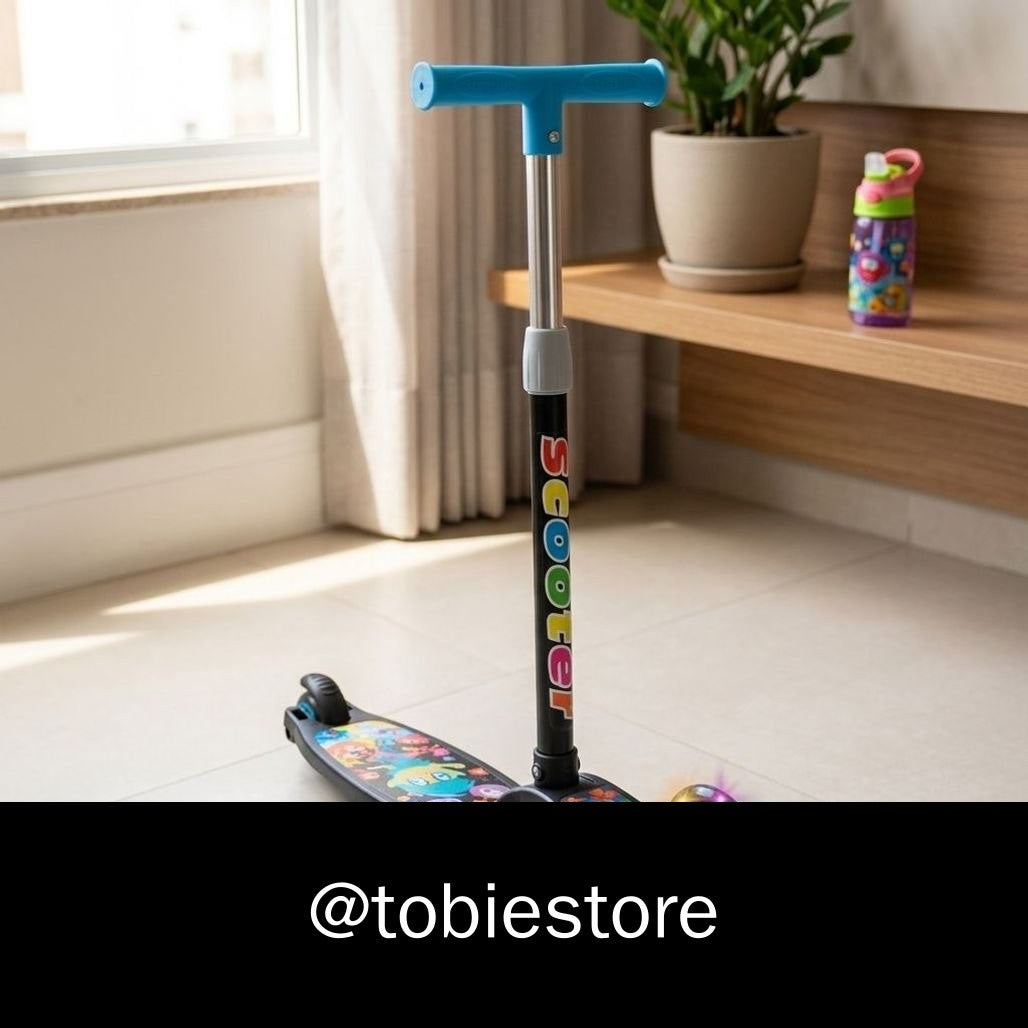 Patinete Infantil 3 Rodas com Led