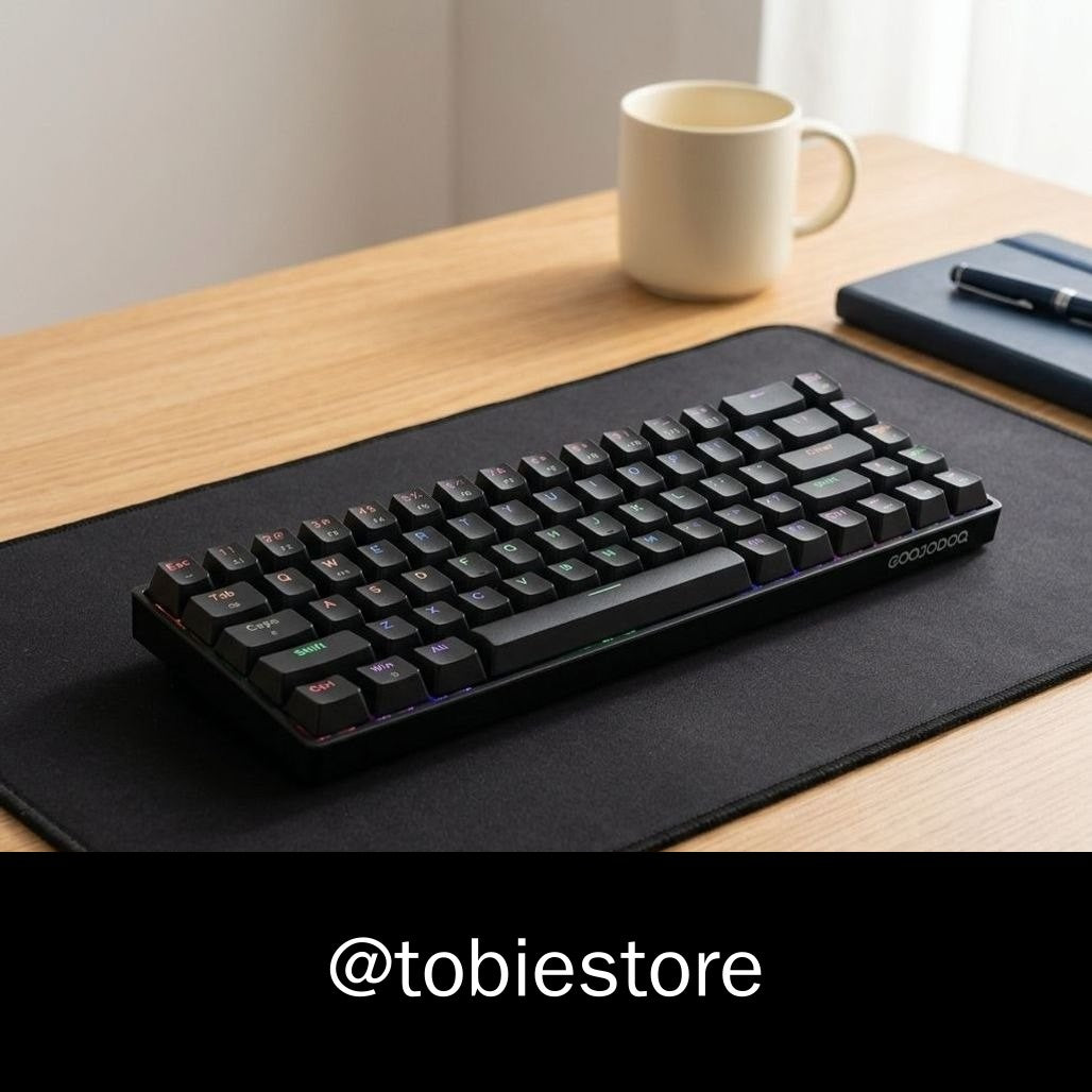 GOOJODOQ Teclado Mecânico 68 Teclas