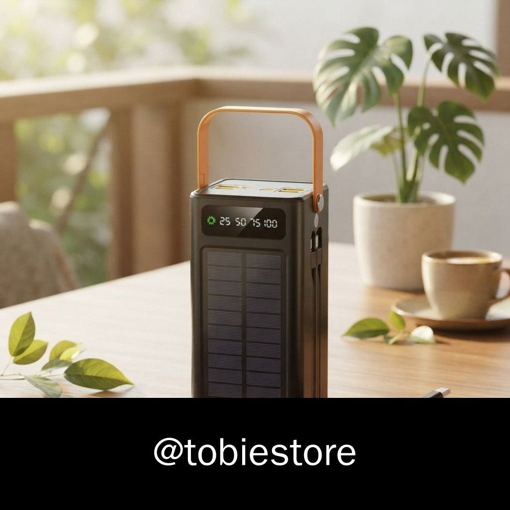 Power Bank Solar Carregador Portátil