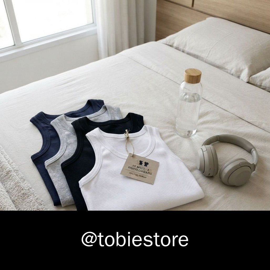 Kit 4 Camisetas Regata Masculina